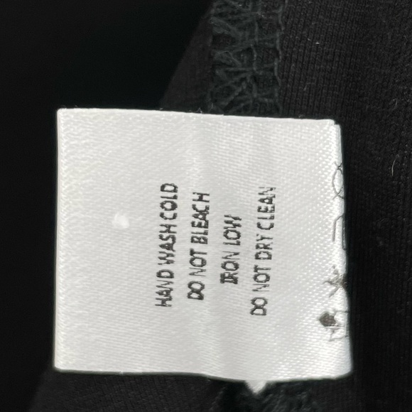 by the way Little Black Dress Sheer Balloon Long Sleeves V-Neck Mini Dress | XS - Picture 8 of 8